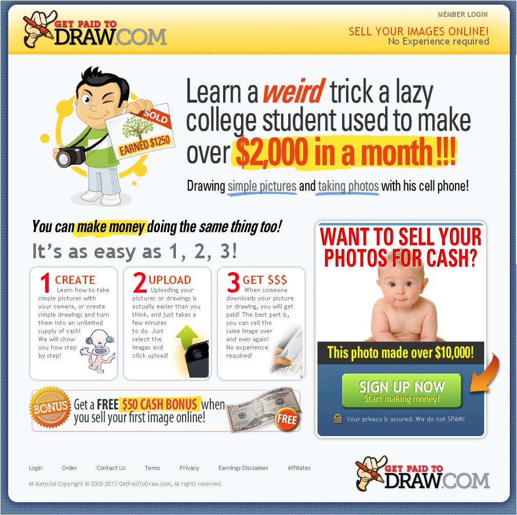 make money by drawing